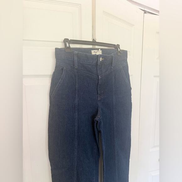 Madewell Perfect Vintage Straight Jean in Greenhaven Wash: Seamed Version 28 - Picture 3 of 9